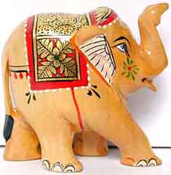 Elefant, Holz,
