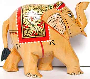 Elefant, Holz,