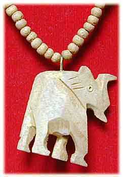 Holzkette Elefant